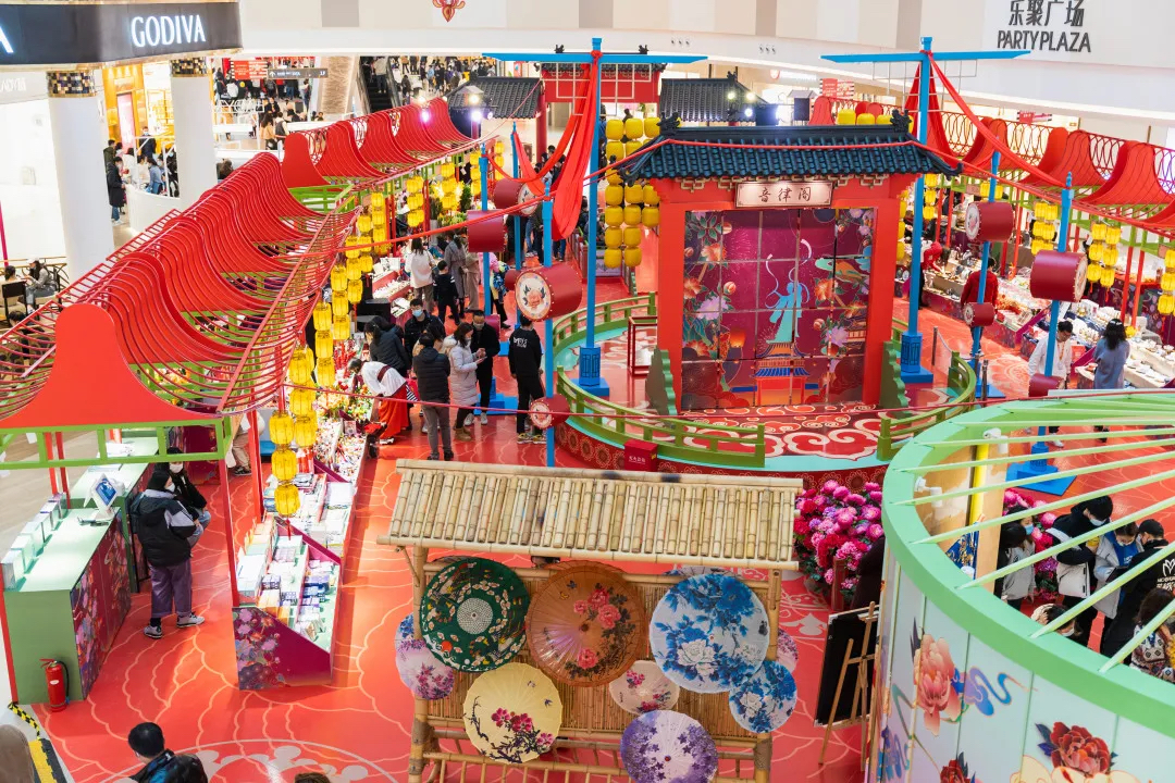 國風(fēng)年宵創(chuàng)意市集活動策劃活脫脫的一場大型春節(jié)園游會，熱鬧繁華